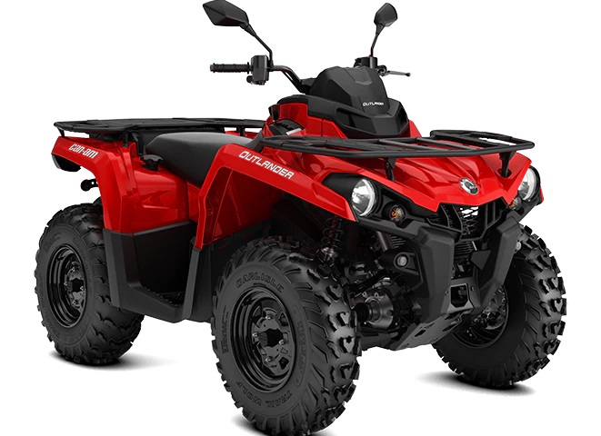 Can-am outlander 450 viper red