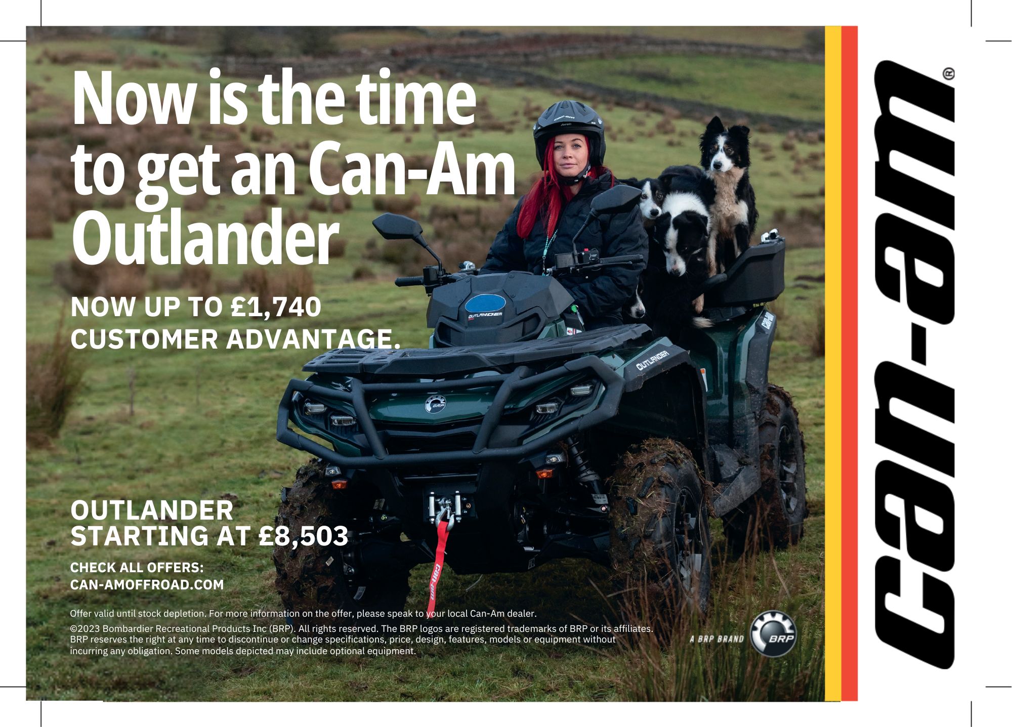 Can-am latest Outlander offer